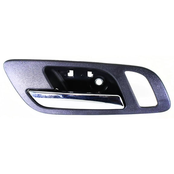 Interior Door Handle Compatible with 2007-2014 Chevrolet Tahoe 2007-2013 GMC Sierra 1500 Front, Left Driver Black bezel with chrome lever