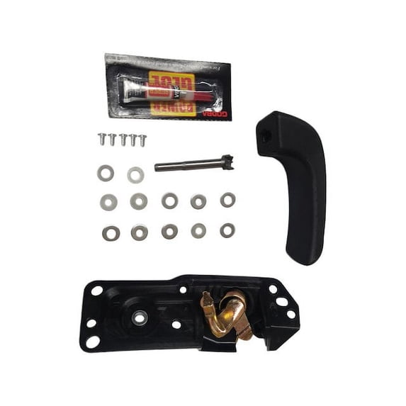 Interior Door Handle - Compatible with 2007 - 2014 GMC Sierra 2500 HD Crew Cab Pickup 2008 2009 2010 2011 2012 2013