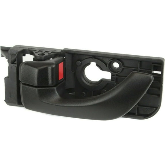 Interior Door Handle For 2008-2010 Hyundai Sonata Rear Driver Black Plastic