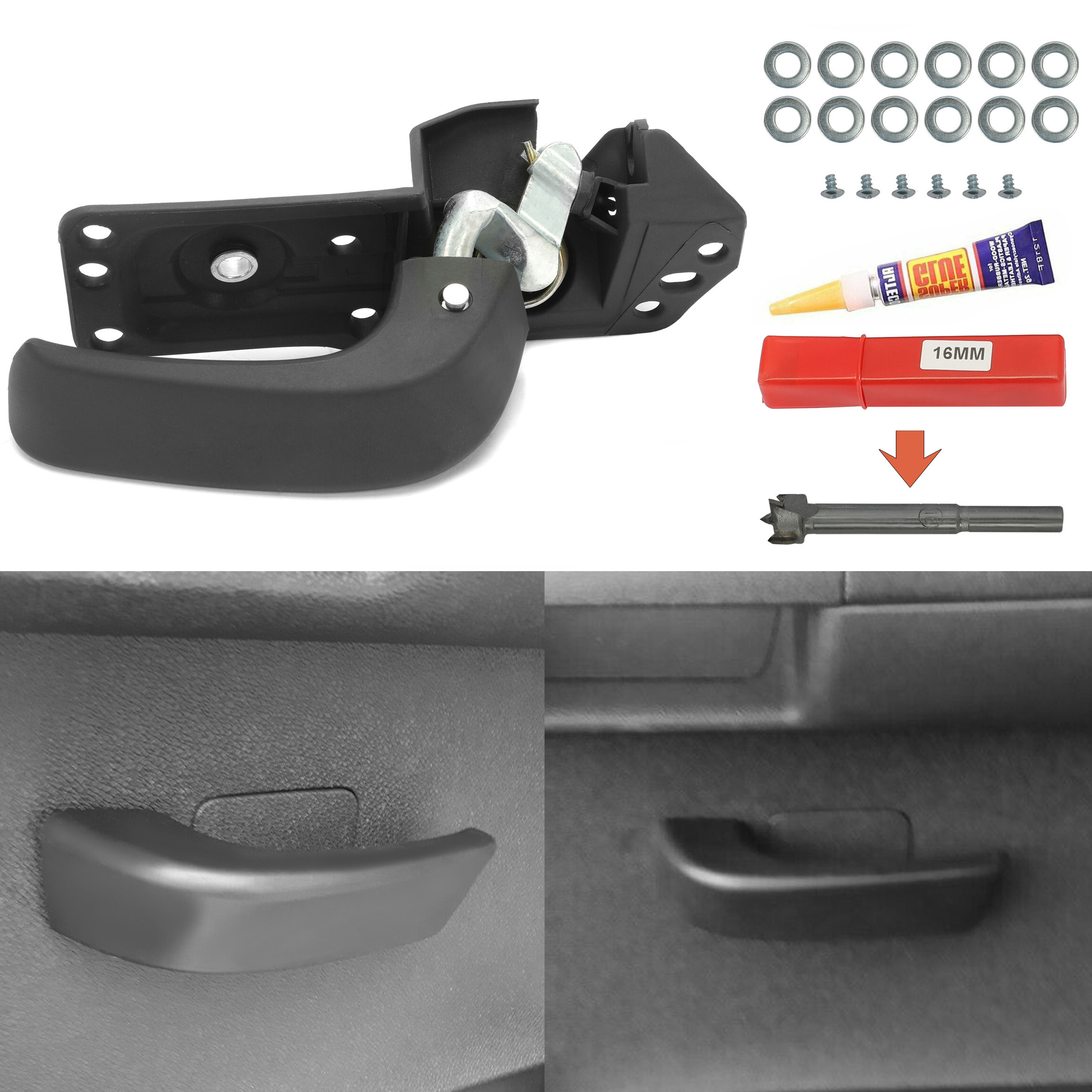 Kit Maniglia Interna Anteriore Sinistra Lato Guida 20833606 – Ricambio Per Chevy, GMC, Cadillac 2007-2014