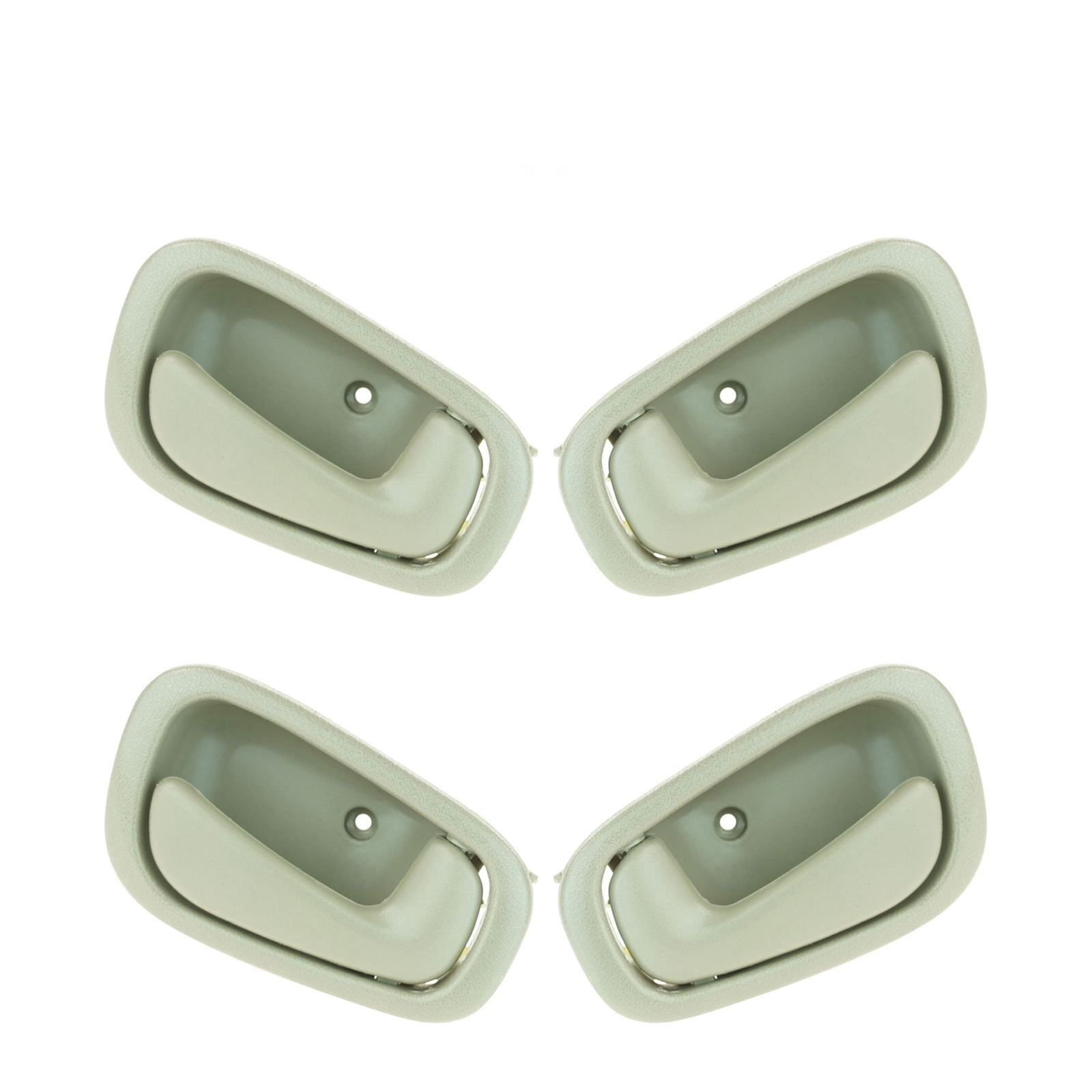 MOTOALL Black Interior Door Handle Kit - Front/Back Set For Chevy Silverado/GMC Sierra 1999-2007
