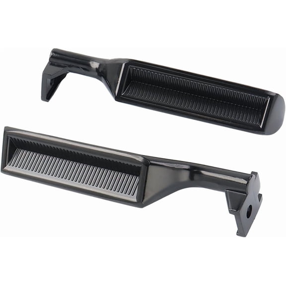 Interior Door Handle All Metal Front Rear Left Driver & Right Passenger Side 2pcs Compatible with 1987-1996 Ford Bronco F150 F250 F350 F53 F59 F800 Replaces# E7TZ-1522601-A E7TZ-1522600-A