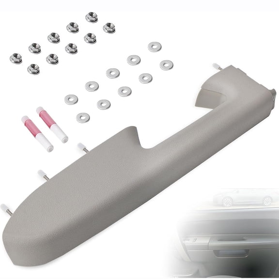 Interior Door Handle Replacement Kit for Car Door Panel Front Left Driver Side Armrest Repair with Release Handle Easy Install OEM Fit Durable ABS Plastic Smooth Operation,D