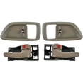 thumbnail image 1 of Interior Door Handle and Bezel Set 4 Piece - Compatible with 2004 - 2006 Toyota Tundra Crew Cab Pickup 2005, 1 of 2