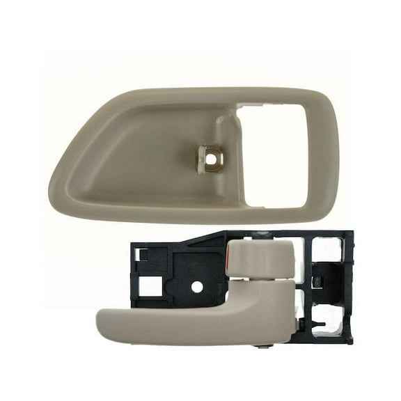 Interior Door Handle and Bezel Set - Compatible with 2001 - 2007 Toyota Sequoia 2002 2003 2004 2005 2006