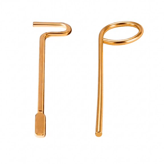 Interior Door Key Pins (type B C) 2-Pack Replacement Keys for Doors