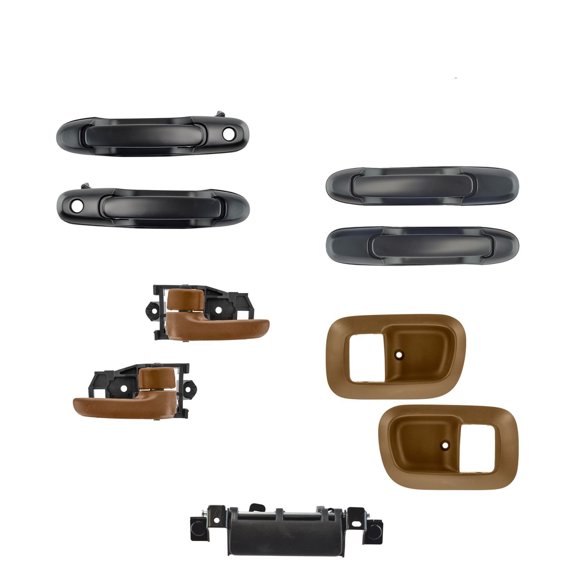 Interior Exterior Door Handle Kit Set of 9 For 98-03 Sienna Mini Passenger Van