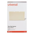 thumbnail image 1 of Universal UNV15213 1/3-Cut Tabs Interior File Folders - Legal Size, Manila (100/Box), 1 of 4