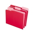 thumbnail image 1 of Interior File Folders 1/3-Cut Tabs, Letter Size, Red, 100/Box, 1 of 2