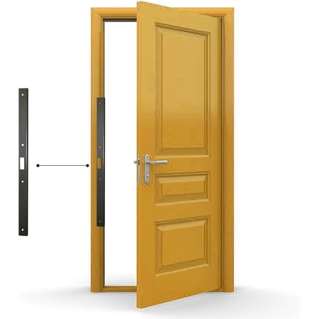 Interior Fix-A-Jamb, 24" Interior Door Jamb Repair Kit, for Interior Doors, Door Home Repair in 5 Minutes, Aged Bronze