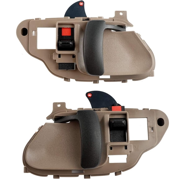 Interior Inside Driver Passenger Side Door Handle Fit for 1995 1996 1997 1998 1999 2000 Chevy Silverado Suburban Tahoe GMC Yukon C/K 1500 2500 3500 Pickup Truck #OE 15708043 15708044