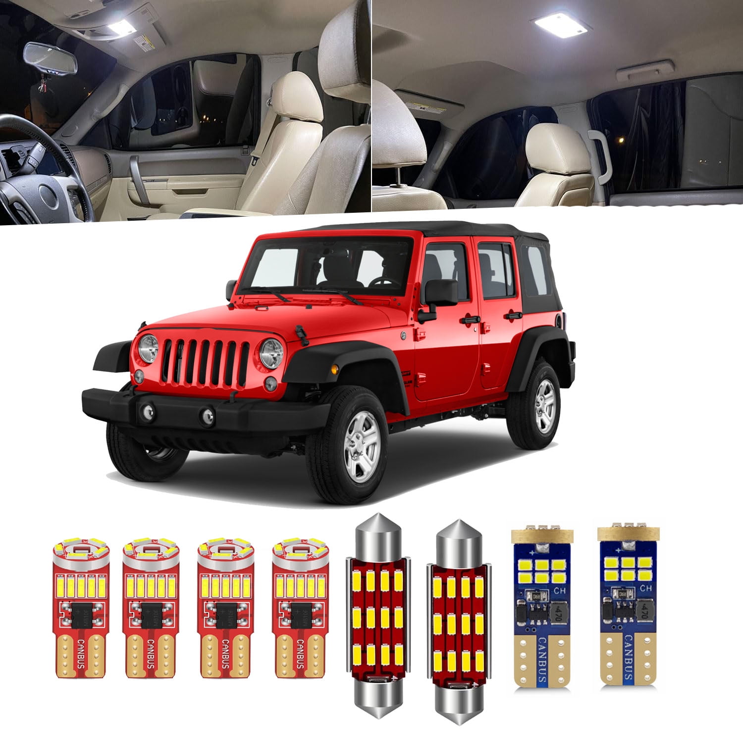 Jeep Wrangler Interior Lights