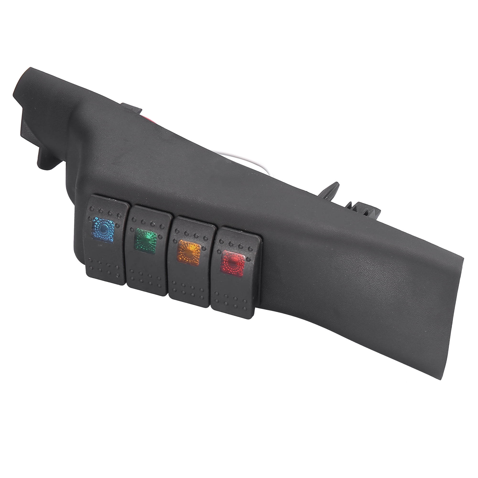 Interior Left a Pillar Switch Pod Panel with 4 Rocker Switches for Jeep