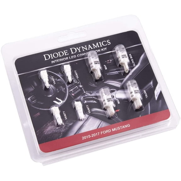 Diode Dynamics Cool White Interior LED Kit compatible with Ford Mustang, Stage 2