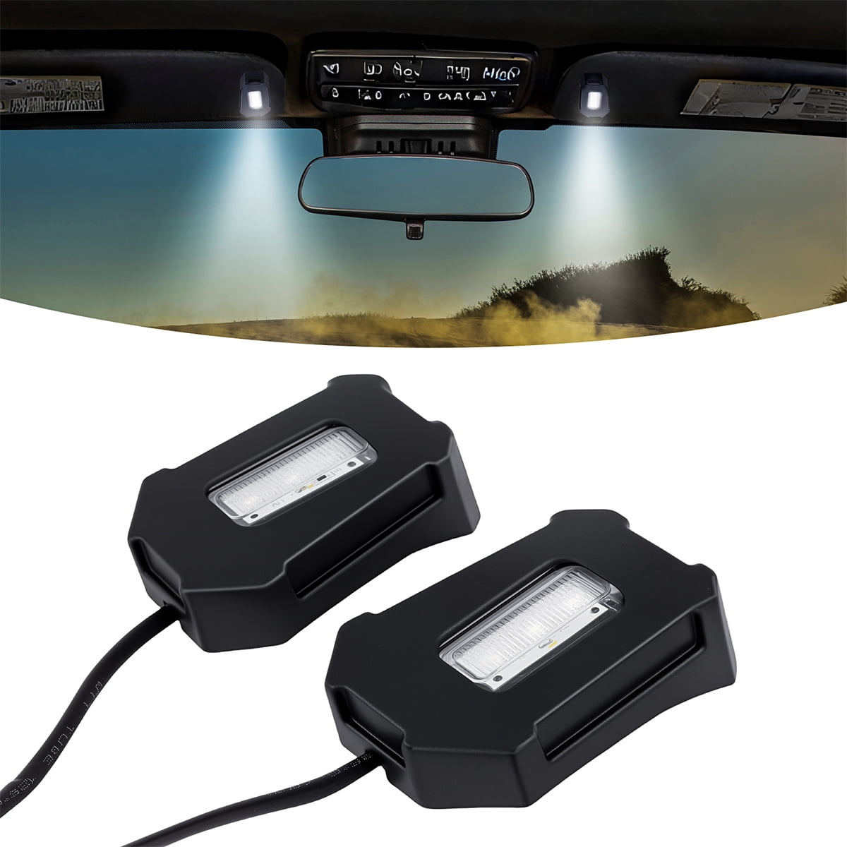 Interior Map Light, Front Seat LED Reading Light Compatible with ...