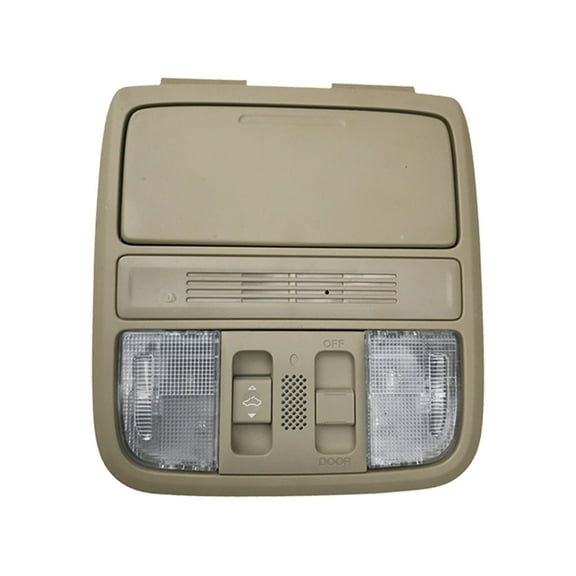 Interior Overhead Sunroof Map Lamp Dome Car Front Reading Light Assembly With Switch Console Glasses Storage For Honda CRV Accord, Replacement 83250-TA0-H01-beige
