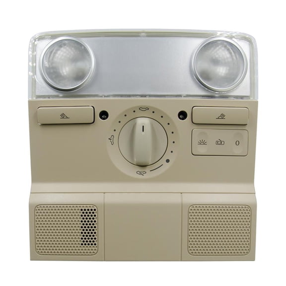 Interior Overhead Sunroof Switch Console Assembly Front Reading Light Lamp Map Dome For VW Jetta MK5 Passat B6 Golf 6 Sagitar MAGOTAN Replacement 1KD947105AYAH 3KD947133-beige