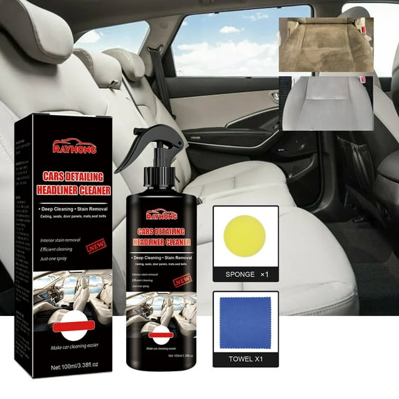 Interior Refurbishment Agent for Automotive Interior Maintenance, Multi functional Cleaning Agent for Decontamination and Cleaning