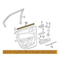 thumbnail image 1 of Interior-Rr Door-Window Sweep Belt Molding Weatherstrip Left 68039971AC, 1 of 2