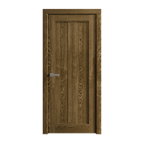 Interior Solid French Door 18 x 80 inches | Ego 5006 Marble Oak | Single Regular Panel Frame Handle | Bathroom Bedroom Modern Doors