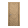 thumbnail image 1 of Interior Solid French Door 18 x 84 inches | Ego 5005 Natural Oak | Single Regular Panel Frame Handle | Bathroom Bedroom Modern Doors, 1 of 5
