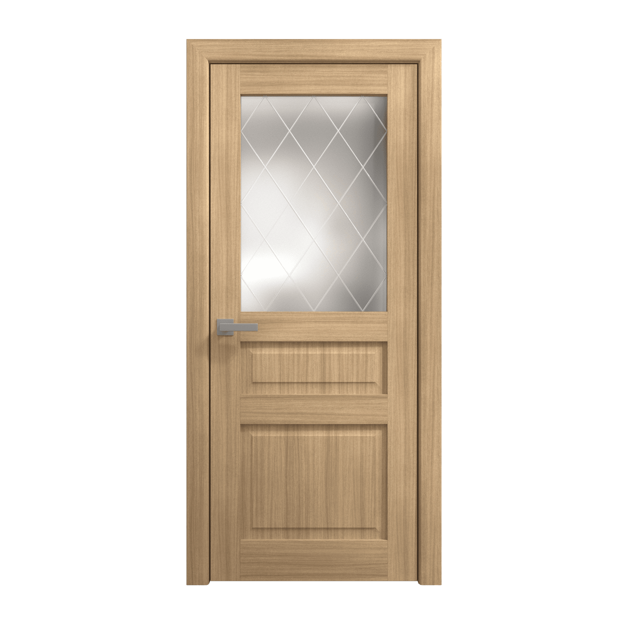 Interior Solid French Door 28 X 96 Inches Ego 5011 Natural Oak Single Regular Panel Frame 0545