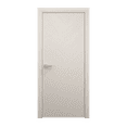thumbnail image 1 of Interior Solid French Door 30 x 80 inches | Ego 5005 Painted White Oak | Single Regular Panel Frame Handle | Bathroom Bedroom Modern Doors, 1 of 5