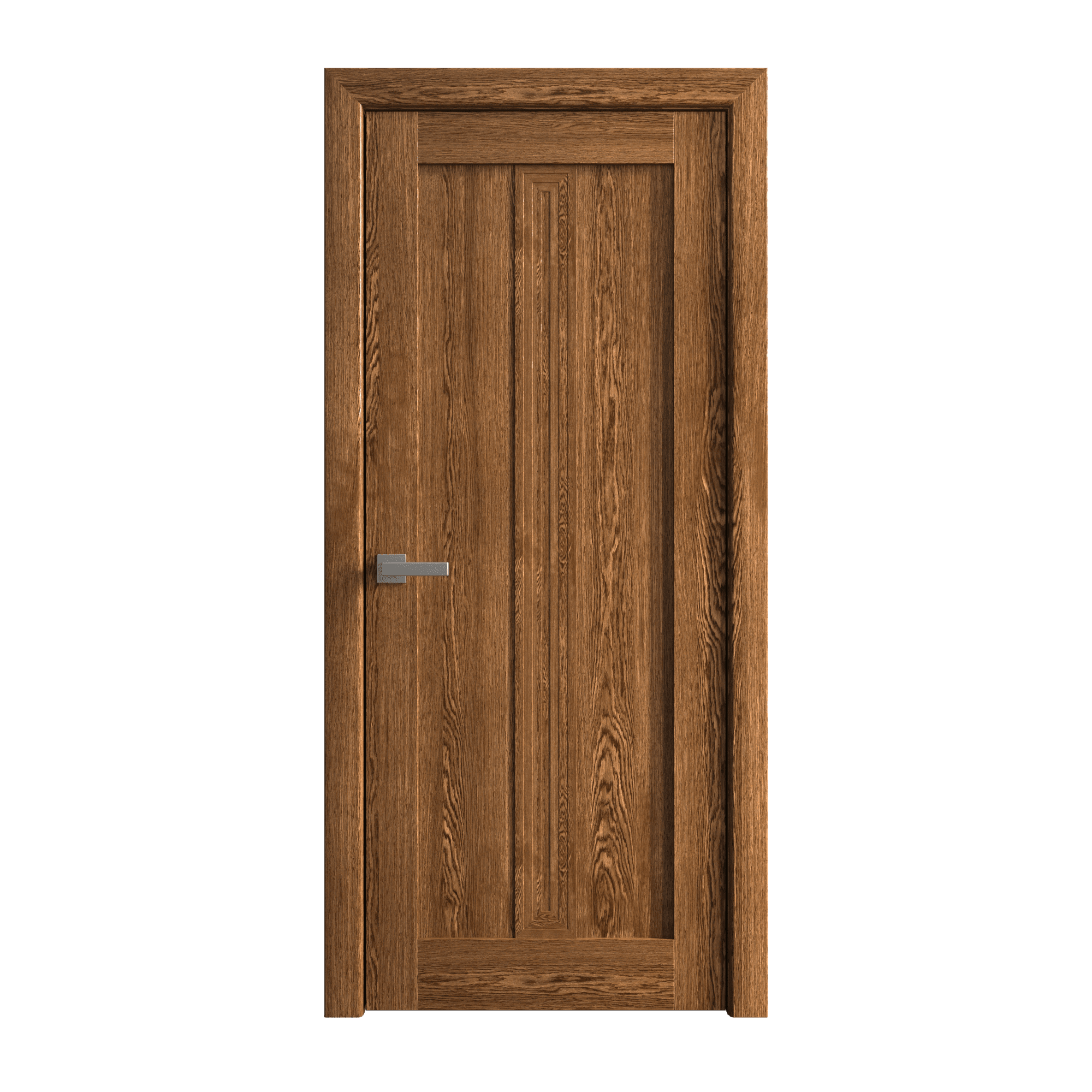 Interior Solid French Door 30 x 80 inches Ego 5006 Cognac Oak