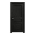 thumbnail image 1 of Interior Solid French Door 32 x 84 inches | Ego 5012 Painted Black Oak | Single Regular Panel Frame Handle | Bathroom Bedroom Modern Doors, 1 of 6