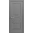 thumbnail image 1 of Interior Solid French Door 32" x 96" inches / Mela 7001 Painted Grey / Single Regular Panel Frame Handle / Bathroom Bedroom Modern Doors, 1 of 5
