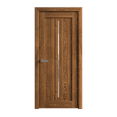 thumbnail image 1 of Interior Solid French Door 36 x 96 inches | Ego 5014 Cognac Oak | Single Regular Panel Frame Handle | Bathroom Bedroom Modern Doors, 1 of 5