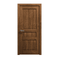 thumbnail image 1 of Interior Solid French Door 42 x 80 inches | Ego 5012 Cognac Oak | Single Regular Panel Frame Handle | Bathroom Bedroom Modern Doors, 1 of 5