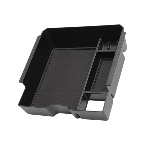 Interior Storage Tray with Efficient Space Utilization ABS Center Console Storage Double Layer Storage Box for Vehicles