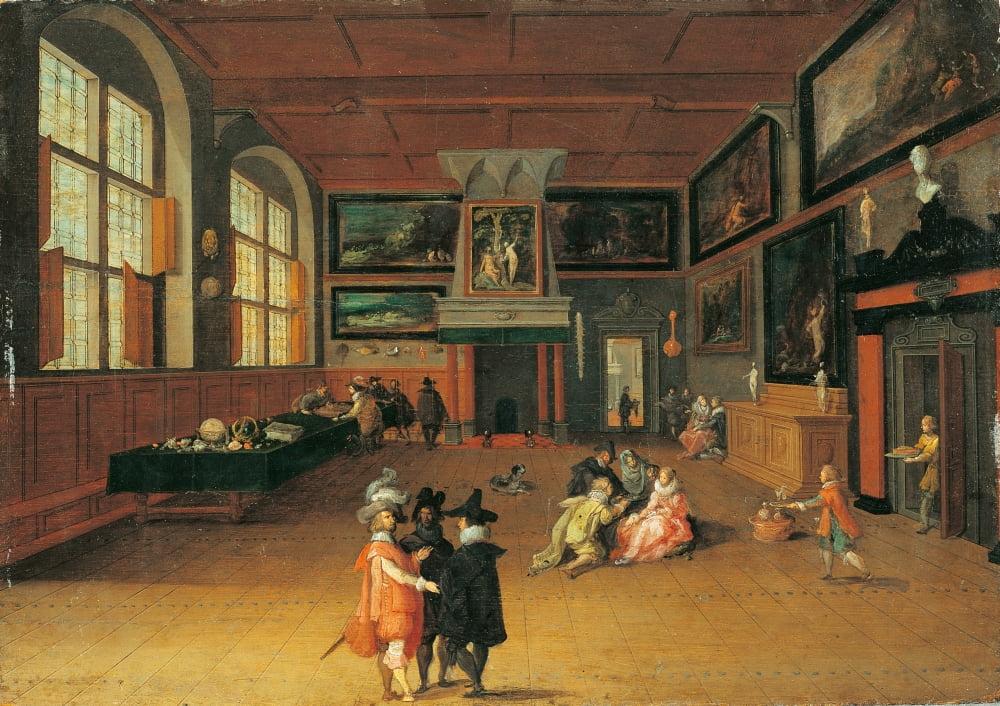 Interior With Figures Canvas Art - (24 x 18)