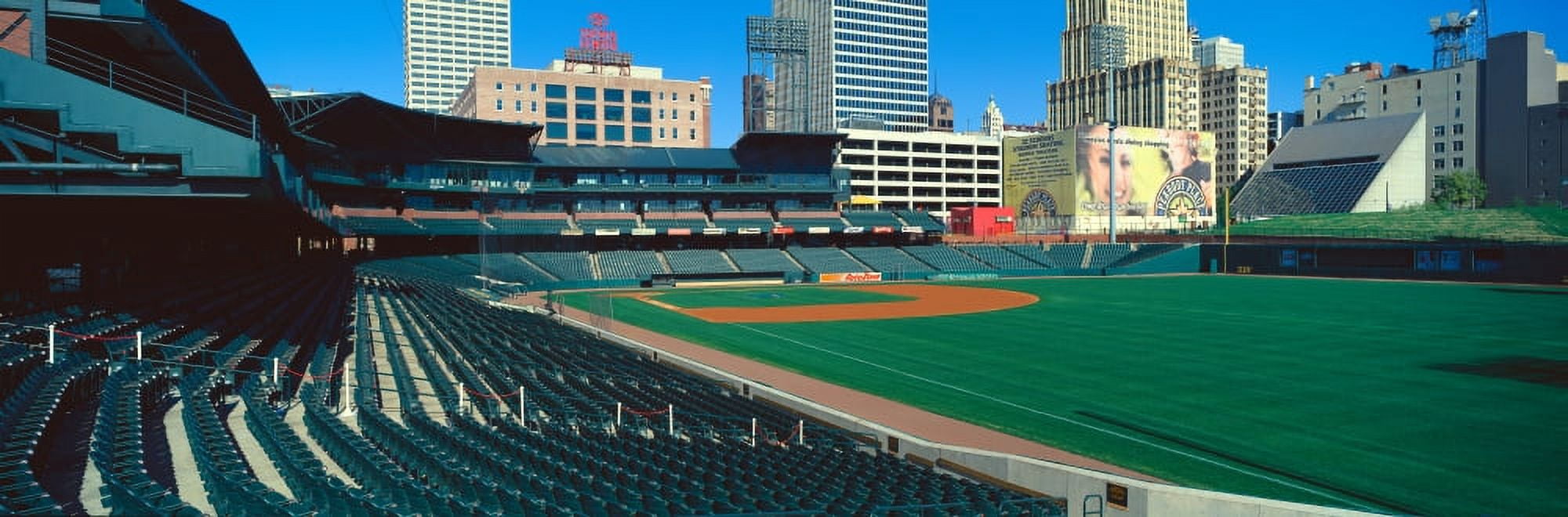 Interior of AutoZone Baseball Park Memphis TN Canvas Art - Panoramic Images (27 x 9)