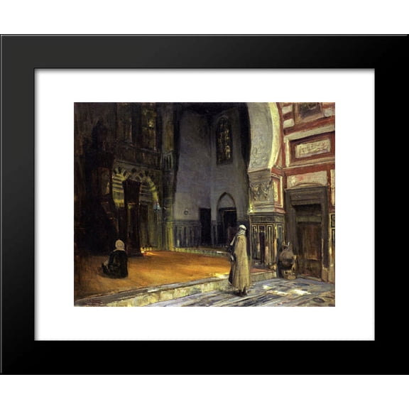 Interior of a Mosque, Cairo 20x24 Framed Art Print by Henry Ossawa Tanner