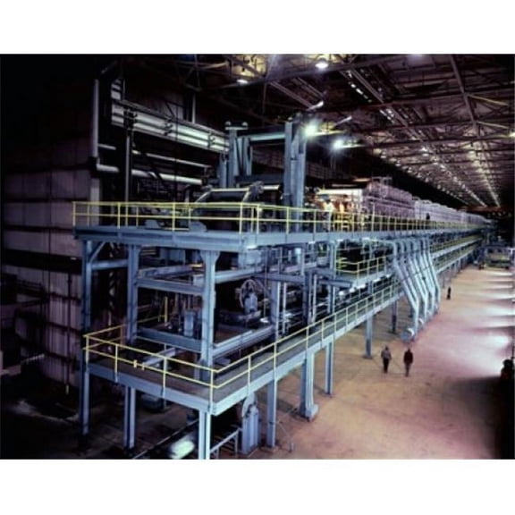 Interior of a Steel Factory Poster Print - 18 x 24 in.