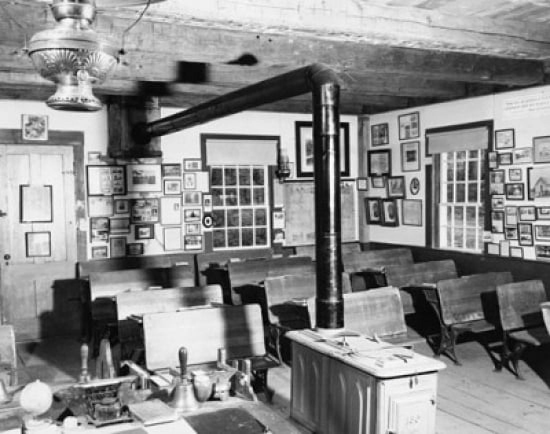 Interior of a classroom Lockehaven School Enfield New Hampshire USA Canvas Art - (18 x 24)
