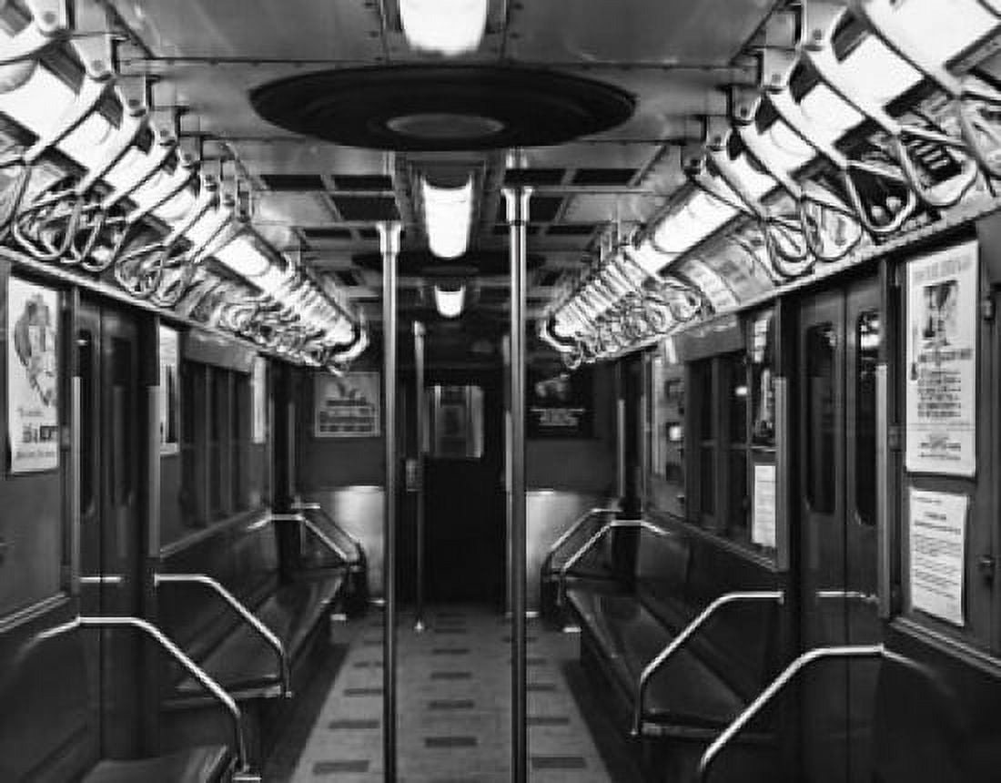 Interior of a commuter train Canvas Art - (18 x 24)