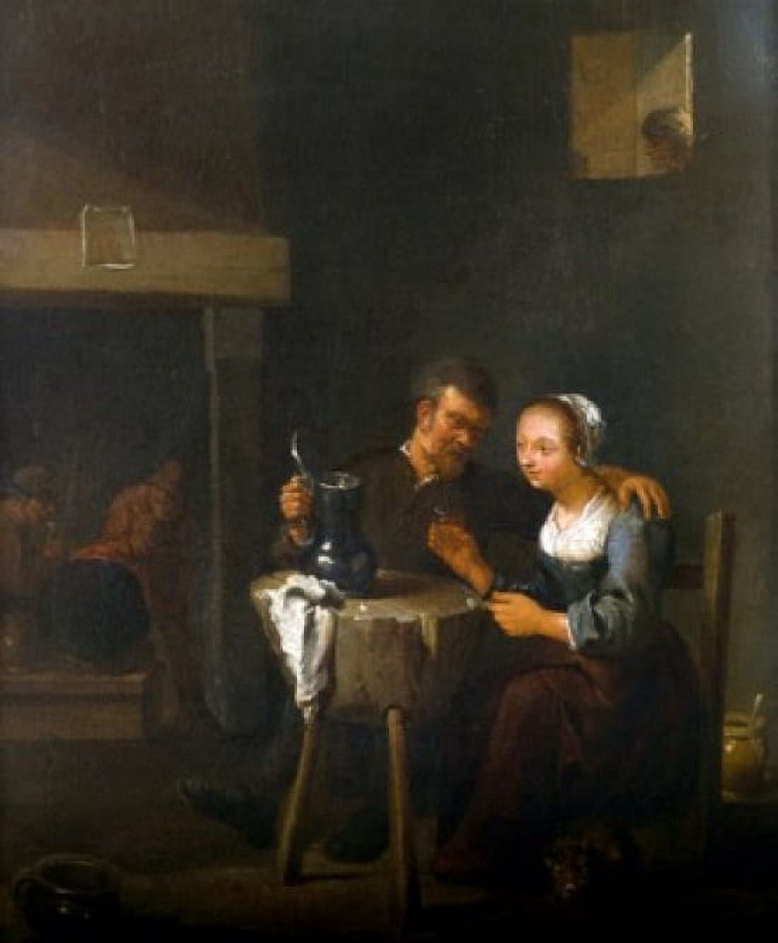 Interior of an Inn Mattheus van Helmont (1623-ca1674 Flemish) Canvas Art - Mattheus van Helmont (24 x 36)