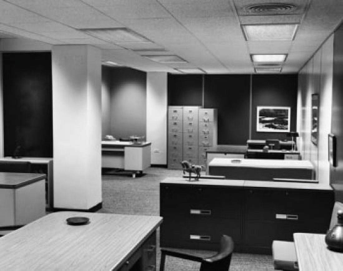 Interior of an office Canvas Art - (18 x 24)