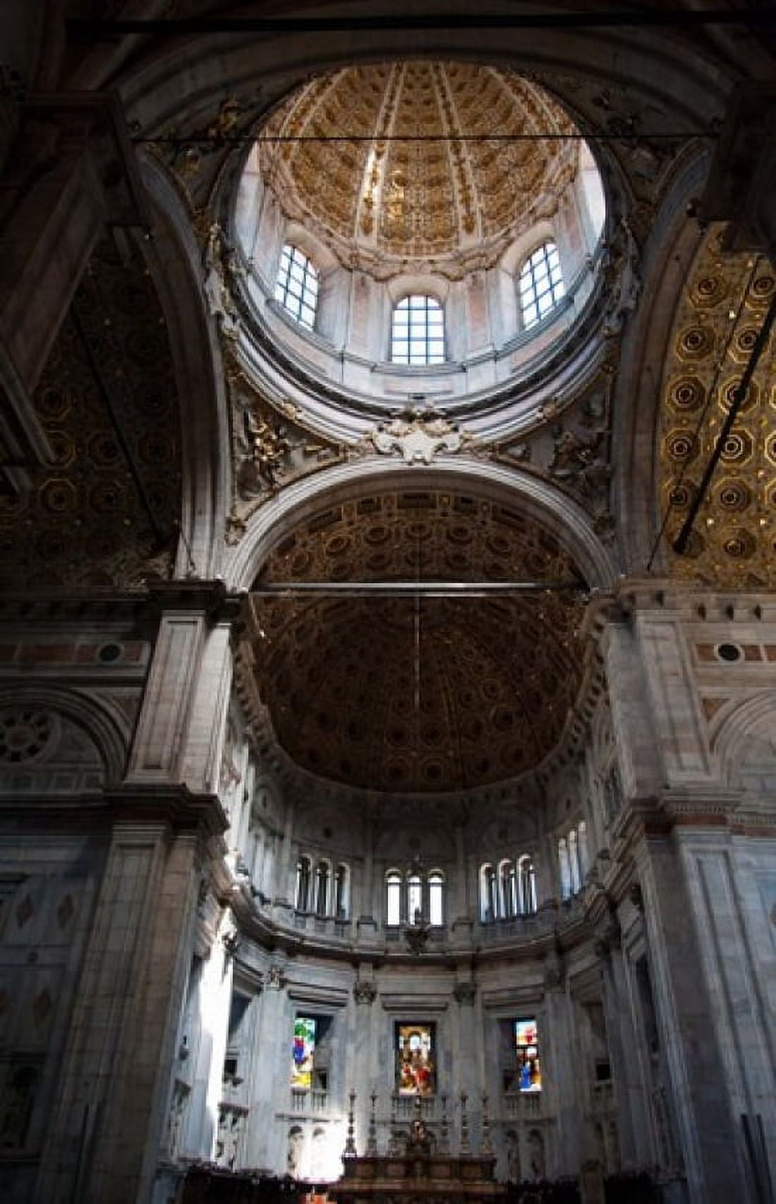 Interiors of Como Cathedral Como Lombardy Italy Canvas Art - Panoramic Images (24 x 36)
