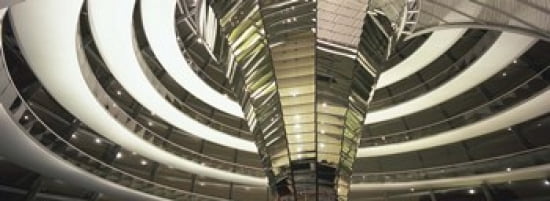 Interiors of a government building The Reichstag Berlin Germany Canvas Art - Panoramic Images (36 x 13)