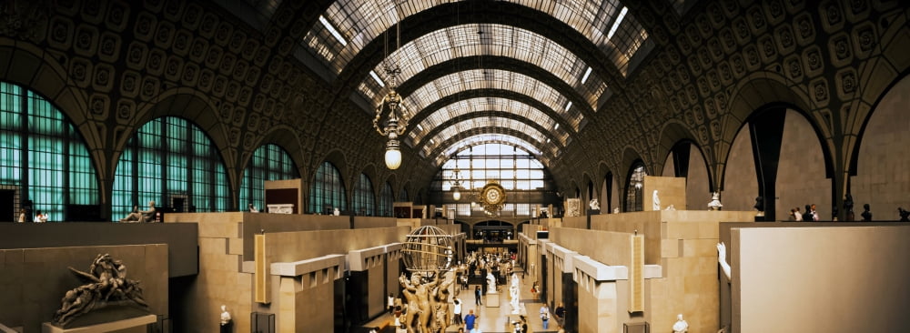 Interiors of a museum Musee DOrsay Paris Ile-de-France France Canvas Art - Panoramic Images (36 x 12)