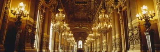 Interiors of a palace Paris Ile-De-France France Canvas Art - Panoramic Images (36 x 12)