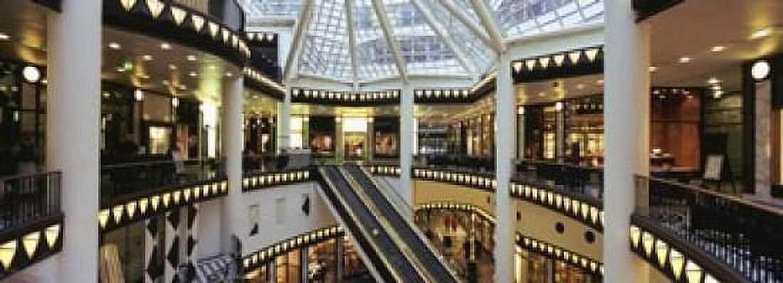 Interiors of a pei pasage Friedrichstadt-Passagen Quartier 206 Berlin Germany Canvas Art - Panoramic Images (18 x 7)