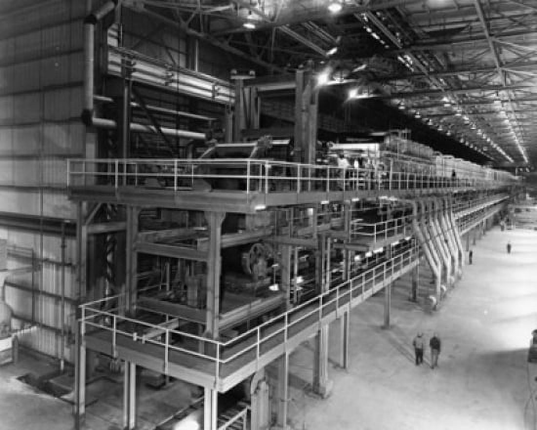 Interiors of a steel mill Hennepin Illinois USA Canvas Art - (24 x 36)