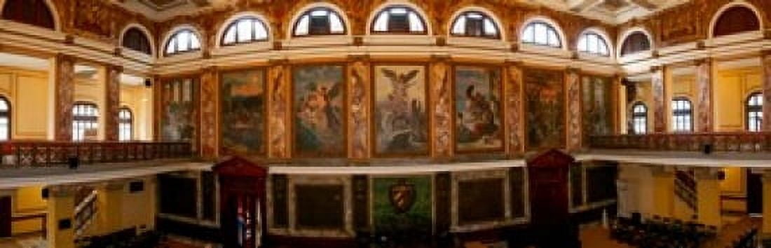 Interiors of the Aula Magna University of Havana Havana Cuba Canvas Art - Panoramic Images (36 x 12)