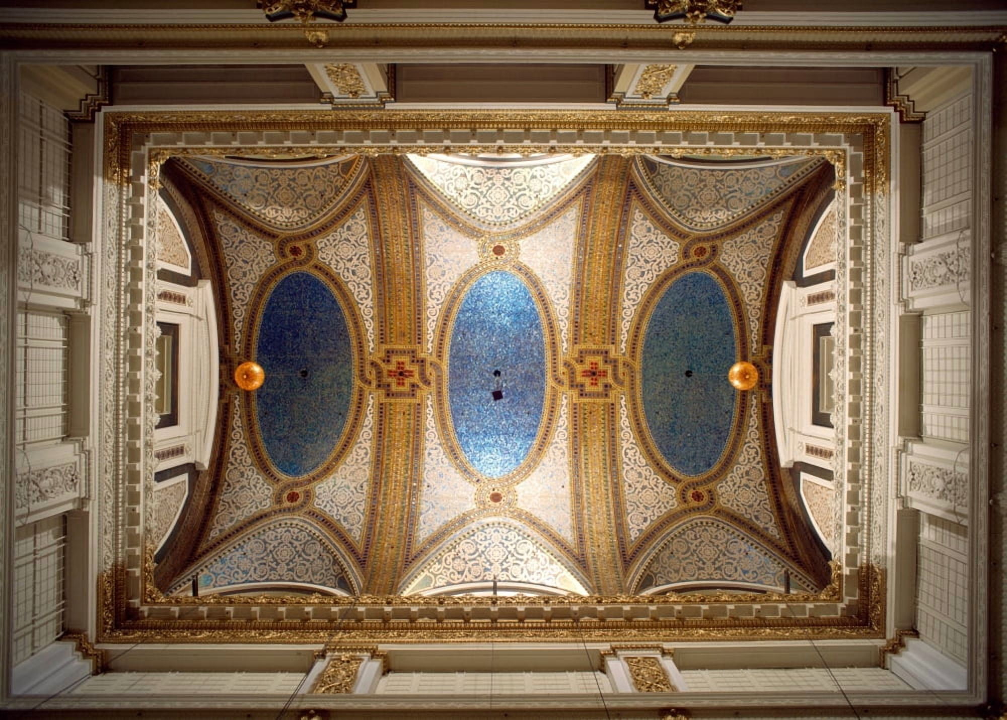 Interiors of the Marshall Field And Company Building Chicago Cook County Illinois USA Canvas Art - Panoramic Images (9 x 27)