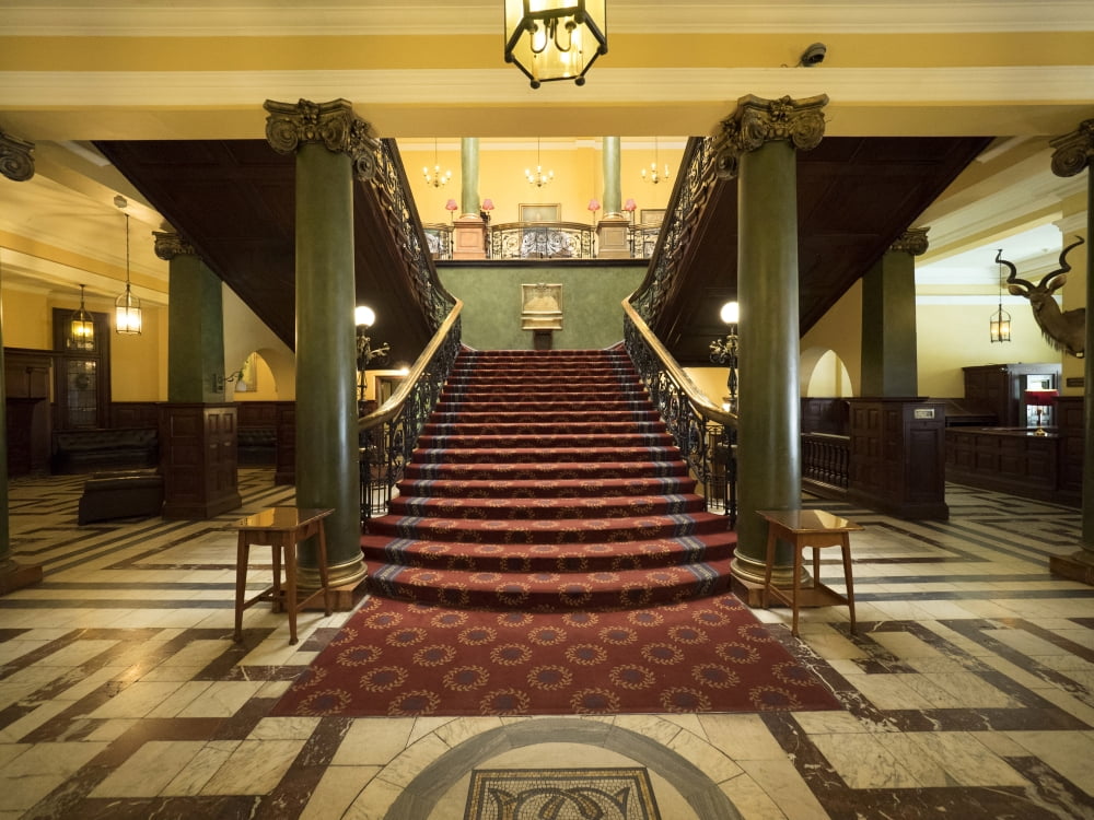 Interiors of the Rand Club Loveday Street Johannesburg Gauteng Province South Africa Canvas Art - Panoramic Images (12 x 16)